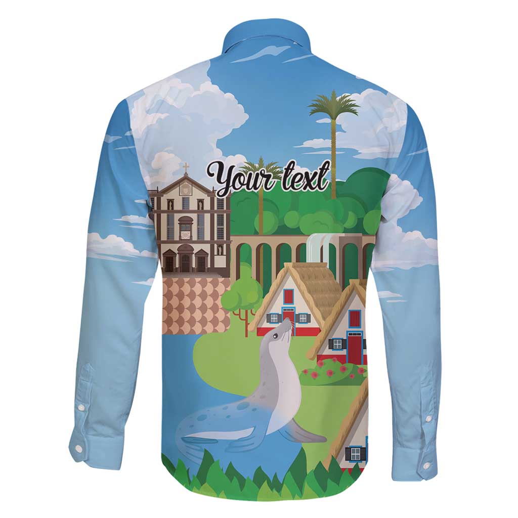 Feliz Dia de Madeira Personalized Family Matching Puletasi and Hawaiian Shirt Traditional Palheiros Straw-roofed Houses - Wonder Print Shop