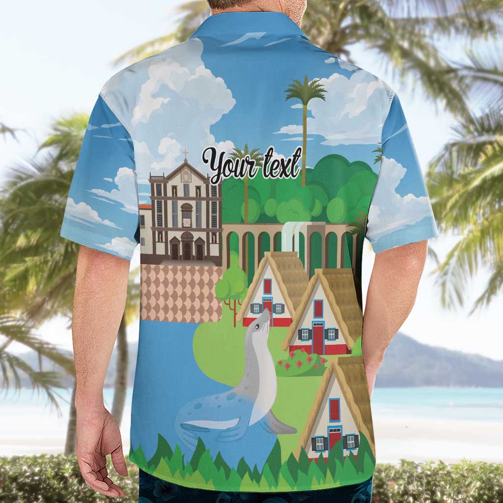 Feliz Dia de Madeira Personalized Hawaiian Shirt Traditional Palheiros Straw-roofed Houses - Wonder Print Shop