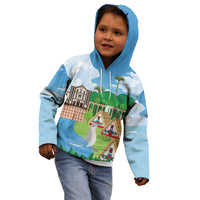 Feliz Dia de Madeira Personalized Kid Hoodie Traditional Palheiros Straw-roofed Houses - Wonder Print Shop