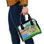 Feliz Dia de Madeira Personalized Shoulder Handbag Traditional Palheiros Straw-roofed Houses - Wonder Print Shop