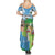 Feliz Dia de Madeira Personalized Summer Maxi Dress Traditional Palheiros Straw-roofed Houses - Wonder Print Shop