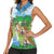 Feliz Dia de Madeira Personalized Women Sleeveless Polo Shirt Traditional Palheiros Straw-roofed Houses - Wonder Print Shop