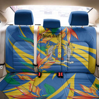 Bird of Paradise Flower Madeira Personalized Back Car Seat Cover - Wonder Print Shop