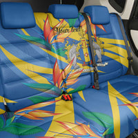 Bird of Paradise Flower Madeira Personalized Back Car Seat Cover - Wonder Print Shop