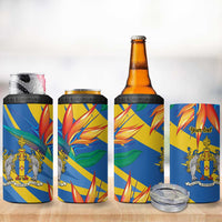 Bird of Paradise Flower Madeira Personalized 4 in 1 Can Cooler Tumbler - Wonder Print Shop