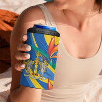 Bird of Paradise Flower Madeira Personalized 4 in 1 Can Cooler Tumbler - Wonder Print Shop
