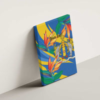 Bird of Paradise Flower Madeira Personalized Canvas Wall Art - Wonder Print Shop