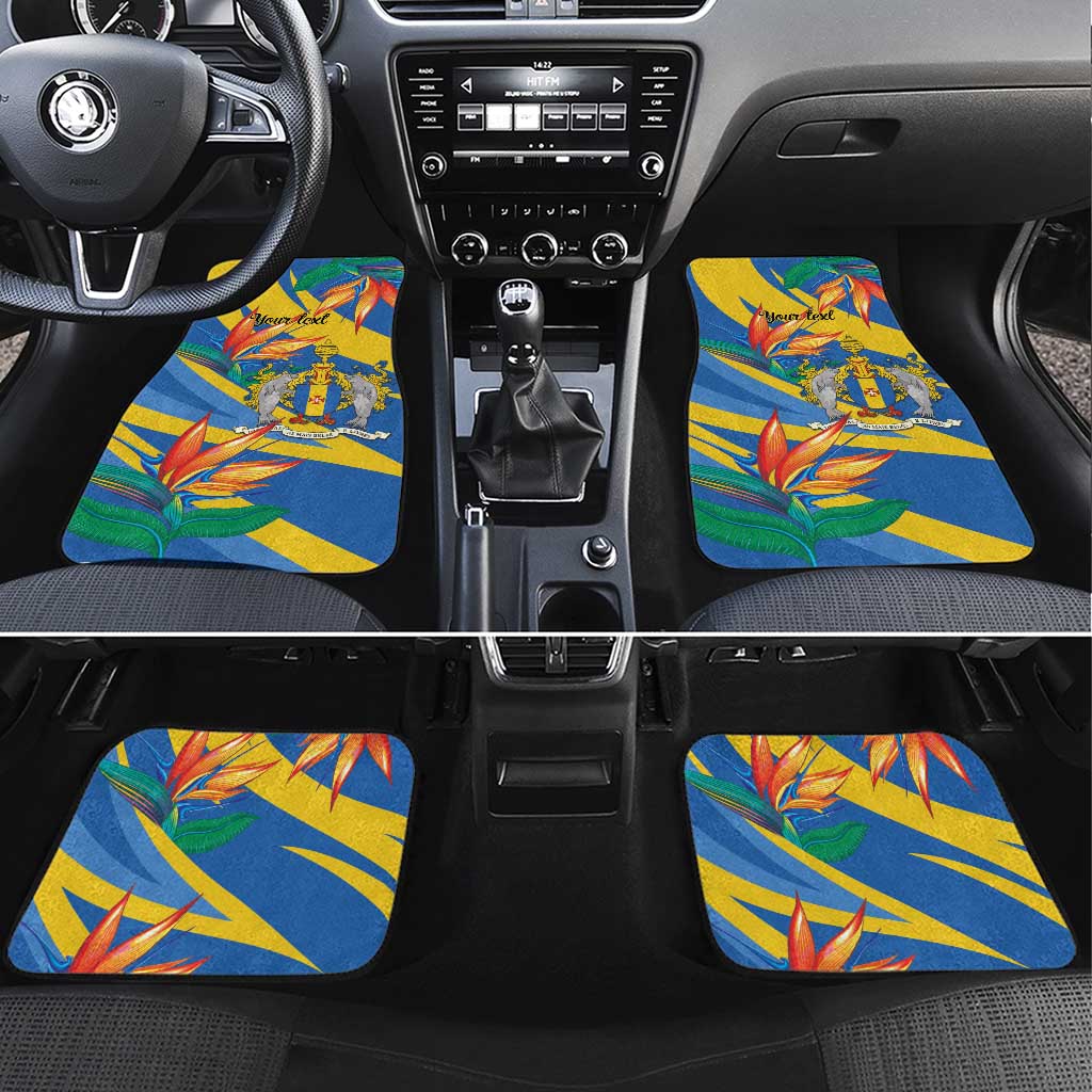 Bird of Paradise Flower Madeira Personalized Car Mats - Wonder Print Shop