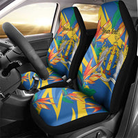 Bird of Paradise Flower Madeira Personalized Car Seat Cover - Wonder Print Shop