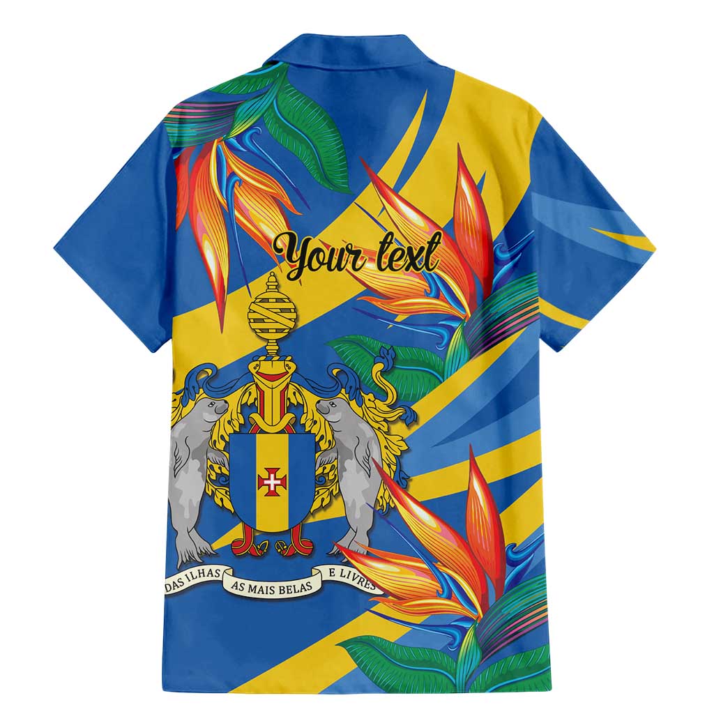 Bird of Paradise Flower Madeira Personalized Family Matching Mermaid Dress and Hawaiian Shirt - Wonder Print Shop