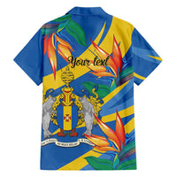 Bird of Paradise Flower Madeira Personalized Hawaiian Shirt - Wonder Print Shop