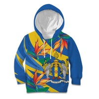 Bird of Paradise Flower Madeira Personalized Kid Hoodie - Wonder Print Shop