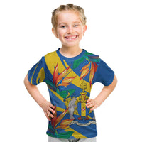 Bird of Paradise Flower Madeira Personalized Kid T Shirt - Wonder Print Shop
