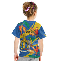 Bird of Paradise Flower Madeira Personalized Kid T Shirt - Wonder Print Shop