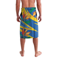 Bird of Paradise Flower Madeira Personalized Lavalava - Wonder Print Shop