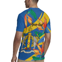 Bird of Paradise Flower Madeira Personalized Rugby Jersey - Wonder Print Shop