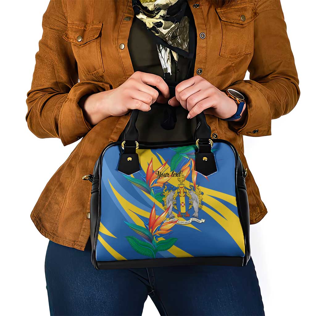 Bird of Paradise Flower Madeira Personalized Shoulder Handbag - Wonder Print Shop