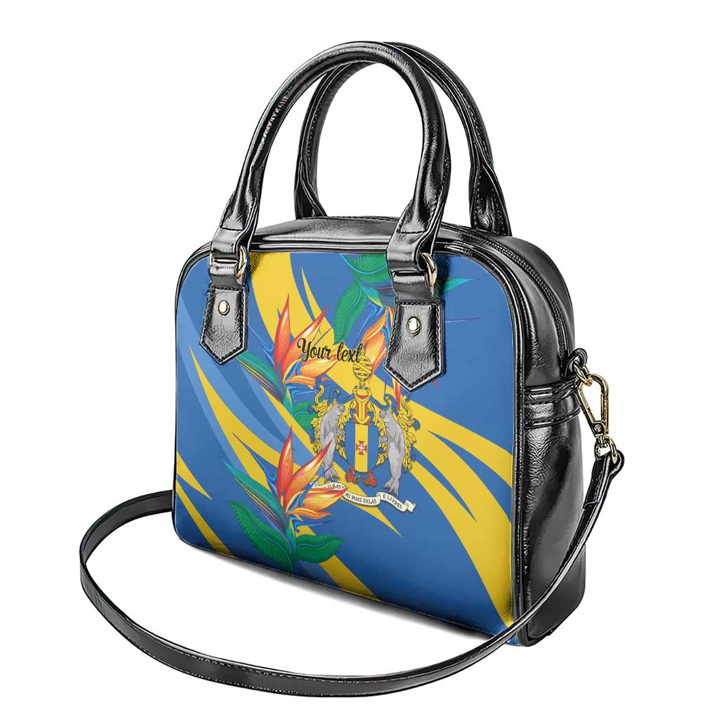 Bird of Paradise Flower Madeira Personalized Shoulder Handbag - Wonder Print Shop