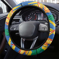 Bird of Paradise Flower Madeira Steering Wheel Cover - Wonder Print Shop