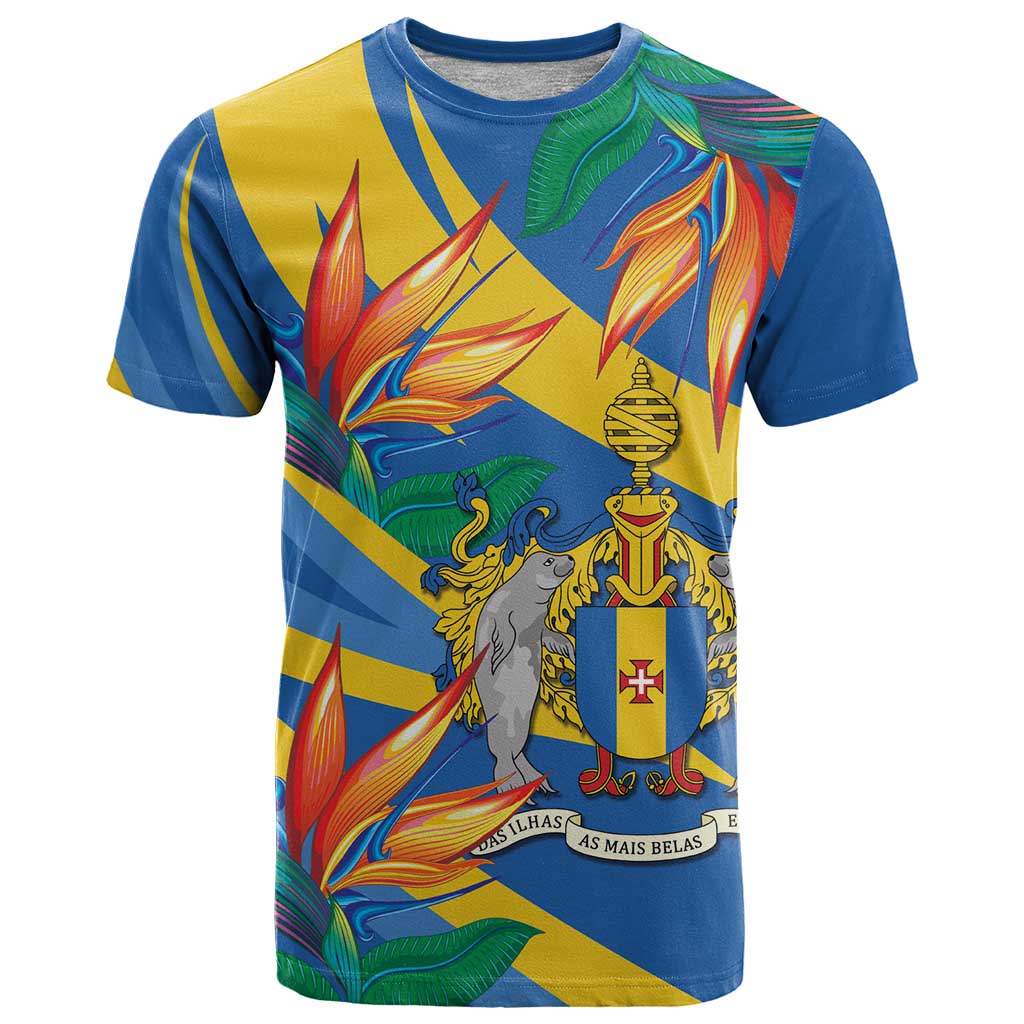 Bird of Paradise Flower Madeira Personalized T Shirt - Wonder Print Shop