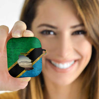 Kilimanjaro Tanzania AirPods Case Grunge Flag Map of Tanzania - Wonder Print Shop