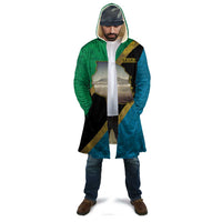 Kilimanjaro Tanzania Cloak Grunge Flag Map of Tanzania - Wonder Print Shop