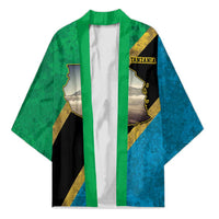 Kilimanjaro Tanzania Kimono Grunge Flag Map of Tanzania - Wonder Print Shop