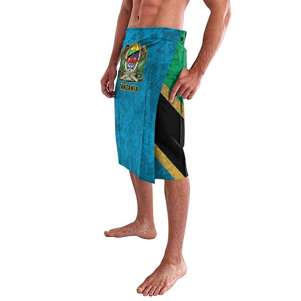 Kilimanjaro Tanzania Lavalava Grunge Flag Map of Tanzania - Wonder Print Shop