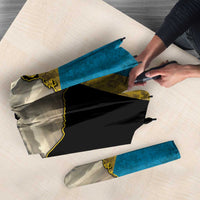 Kilimanjaro Tanzania Umbrella Grunge Flag Map of Tanzania - Wonder Print Shop