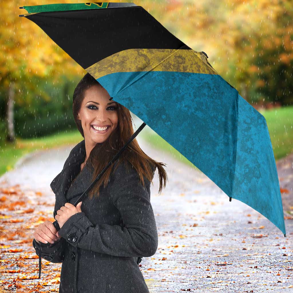 Kilimanjaro Tanzania Umbrella Grunge Flag Map of Tanzania - Wonder Print Shop