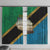Kilimanjaro Tanzania Window Curtain Grunge Flag Map of Tanzania - Wonder Print Shop