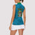 Kilimanjaro Tanzania Women Sleeveless Polo Shirt Grunge Flag Map of Tanzania - Wonder Print Shop