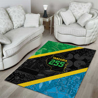 Tanzania 255 Area Rug African Mix Pattern Flag Motif - Wonder Print Shop