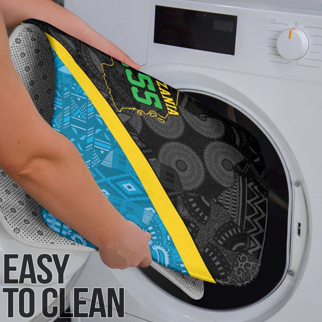 Tanzania 255 Bathroom Set African Mix Pattern Flag Motif - Wonder Print Shop