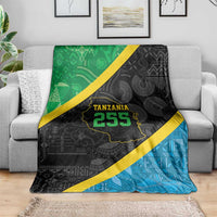 Tanzania 255 Blanket African Mix Pattern Flag Motif - Wonder Print Shop