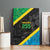 Tanzania 255 Canvas Wall Art African Mix Pattern Flag Motif - Wonder Print Shop