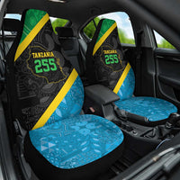 Tanzania 255 Car Seat Cover African Mix Pattern Flag Motif - Wonder Print Shop