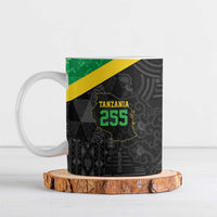 Tanzania 255 Ceramic Mug African Mix Pattern Flag Motif - Wonder Print Shop
