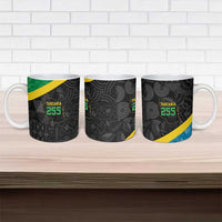 Tanzania 255 Ceramic Mug African Mix Pattern Flag Motif - Wonder Print Shop