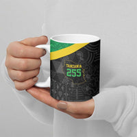 Tanzania 255 Ceramic Mug African Mix Pattern Flag Motif - Wonder Print Shop