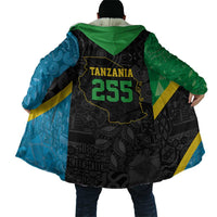 Tanzania 255 Cloak African Mix Pattern Flag Motif - Wonder Print Shop