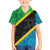 Tanzania 255 Family Matching Long Sleeve Bodycon Dress and Hawaiian Shirt African Mix Pattern Flag Motif - Wonder Print Shop