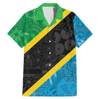 Tanzania 255 Family Matching Mermaid Dress and Hawaiian Shirt African Mix Pattern Flag Motif - Wonder Print Shop