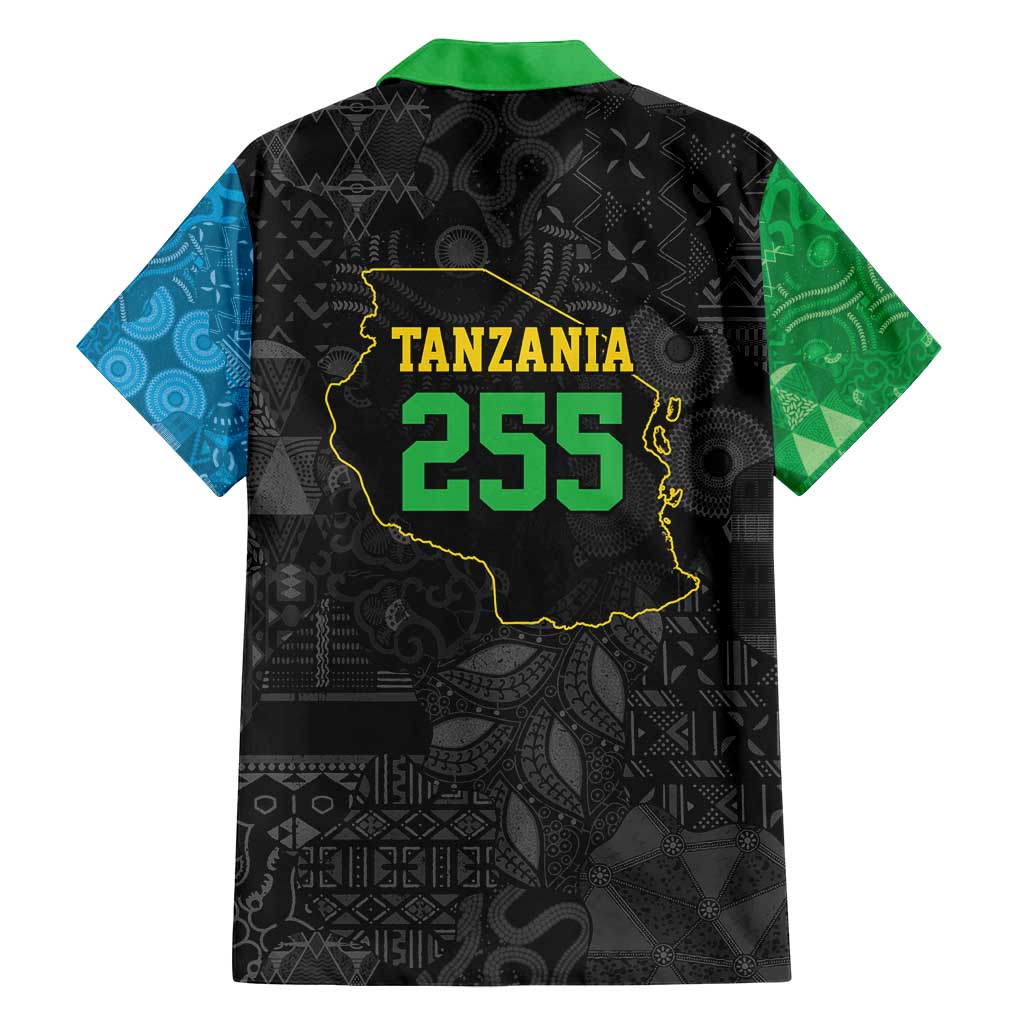 Tanzania 255 Family Matching Puletasi and Hawaiian Shirt African Mix Pattern Flag Motif - Wonder Print Shop