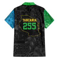 Tanzania 255 Family Matching Summer Maxi Dress and Hawaiian Shirt African Mix Pattern Flag Motif - Wonder Print Shop