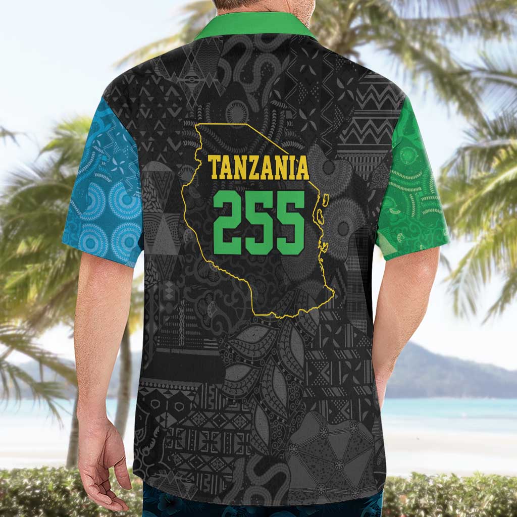 Tanzania 255 Hawaiian Shirt African Mix Pattern Flag Motif - Wonder Print Shop