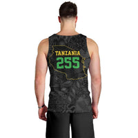 Tanzania 255 Men Tank Top African Mix Pattern Flag Motif - Wonder Print Shop
