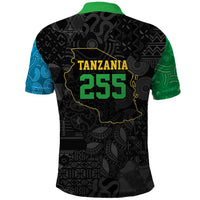 Tanzania 255 Polo Shirt African Mix Pattern Flag Motif - Wonder Print Shop