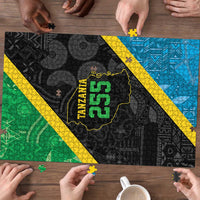 Tanzania 255 Puzzle African Mix Pattern Flag Motif - Wonder Print Shop