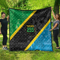 Tanzania 255 Quilt African Mix Pattern Flag Motif - Wonder Print Shop